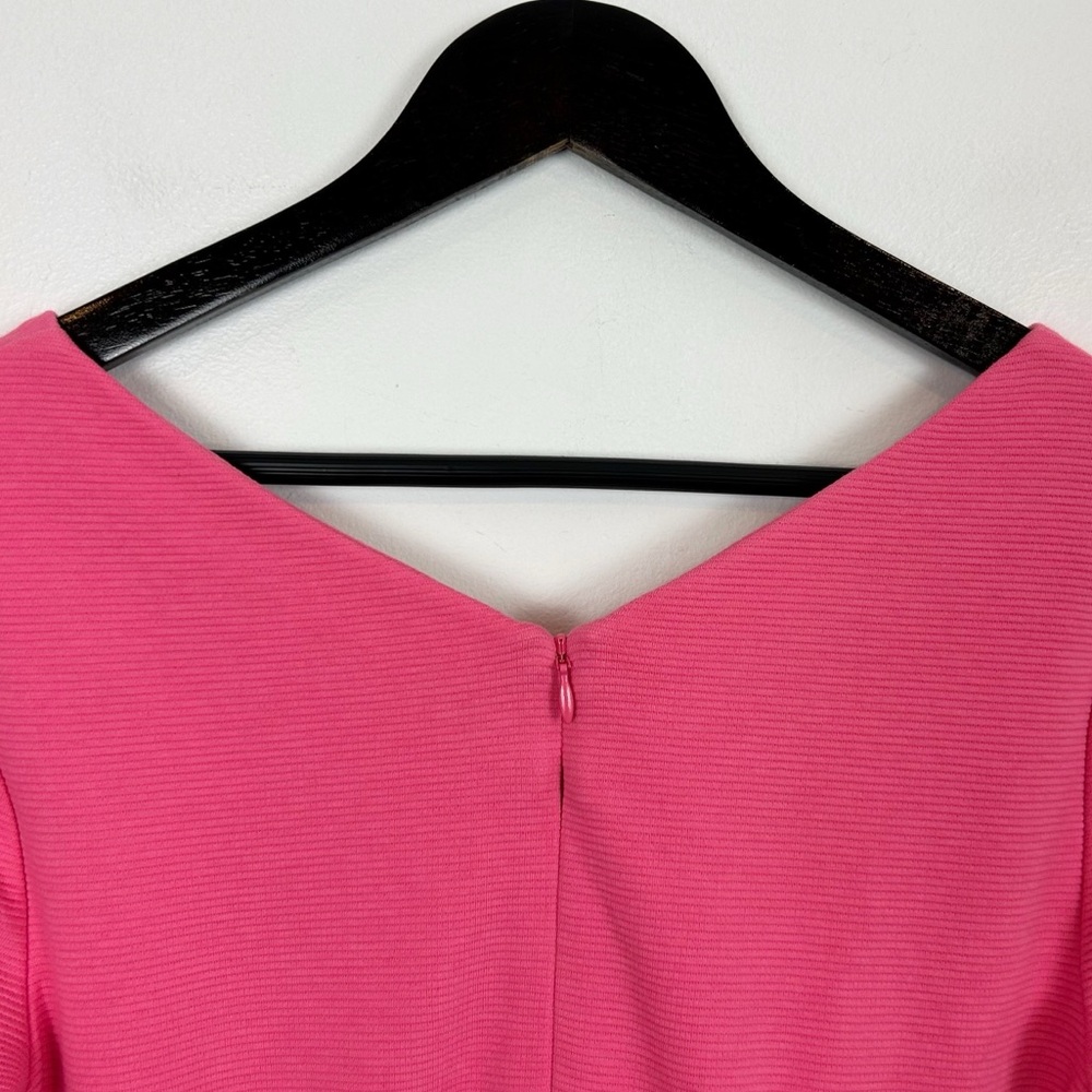 Boden Margie Ottoman V-Neck Dress Size 4 Regular in Pink - Picture 6 of 6
